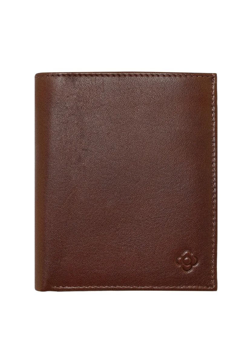 Klassische Leder-Bifold-Geldbörse