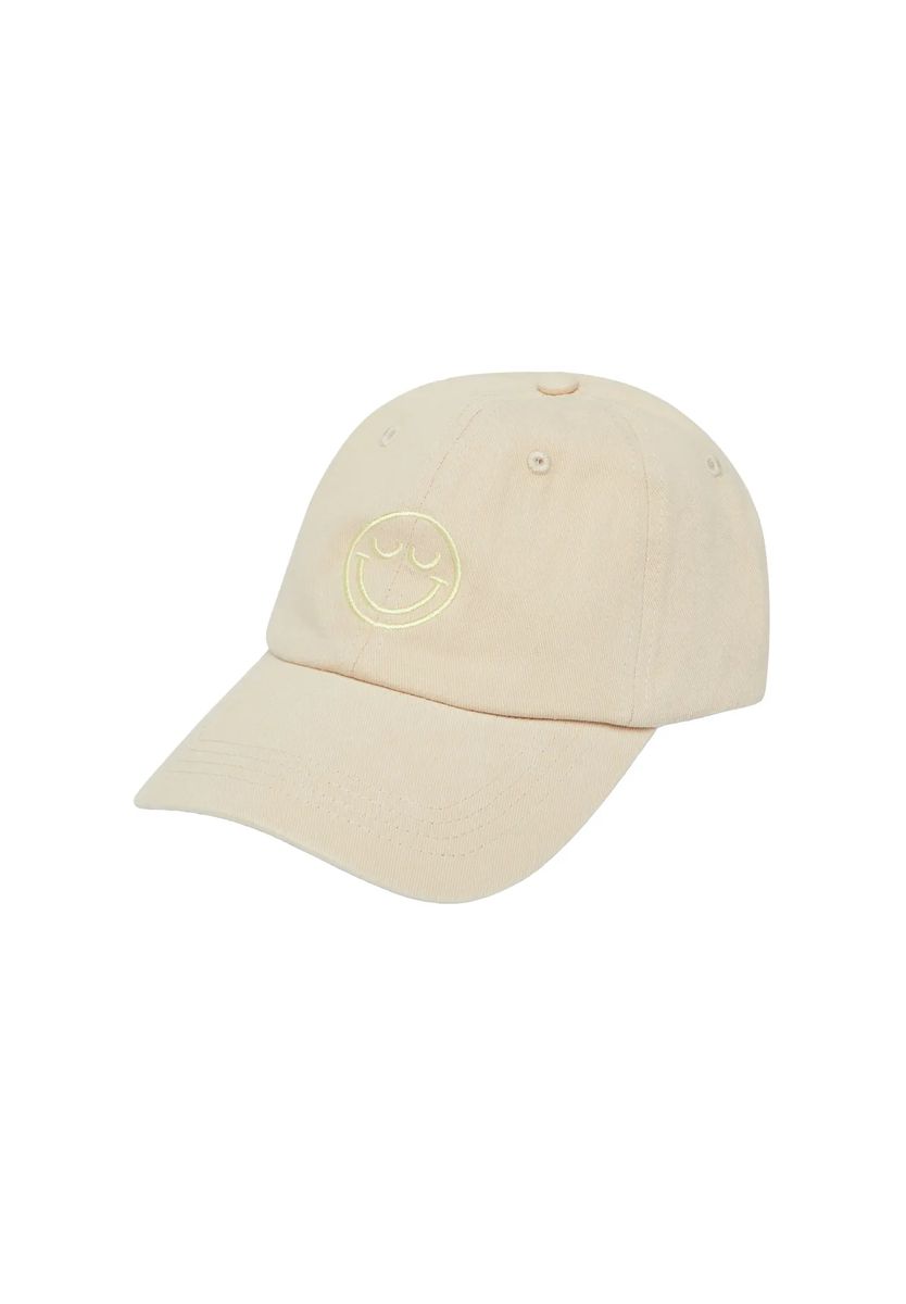 Baseballkappe mit gesticktem Smiley
