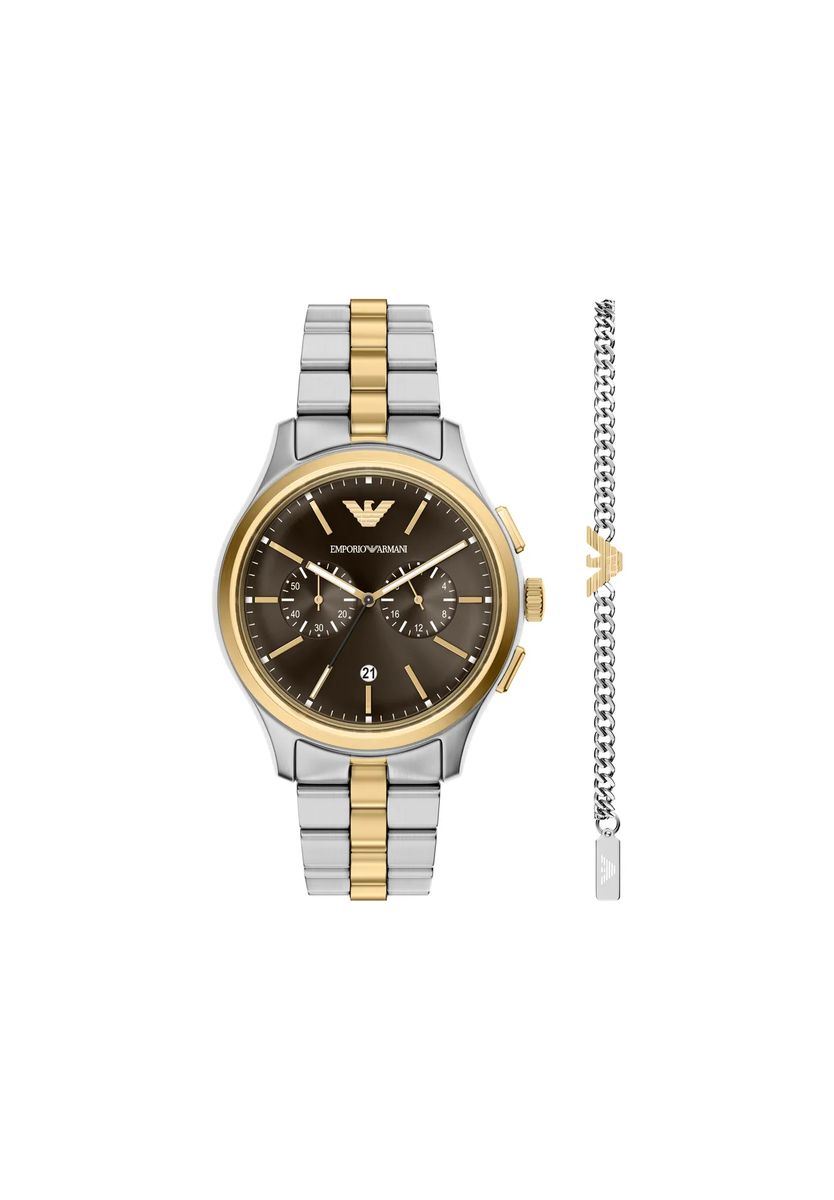 Eleganter Chronograph und Armband-Set