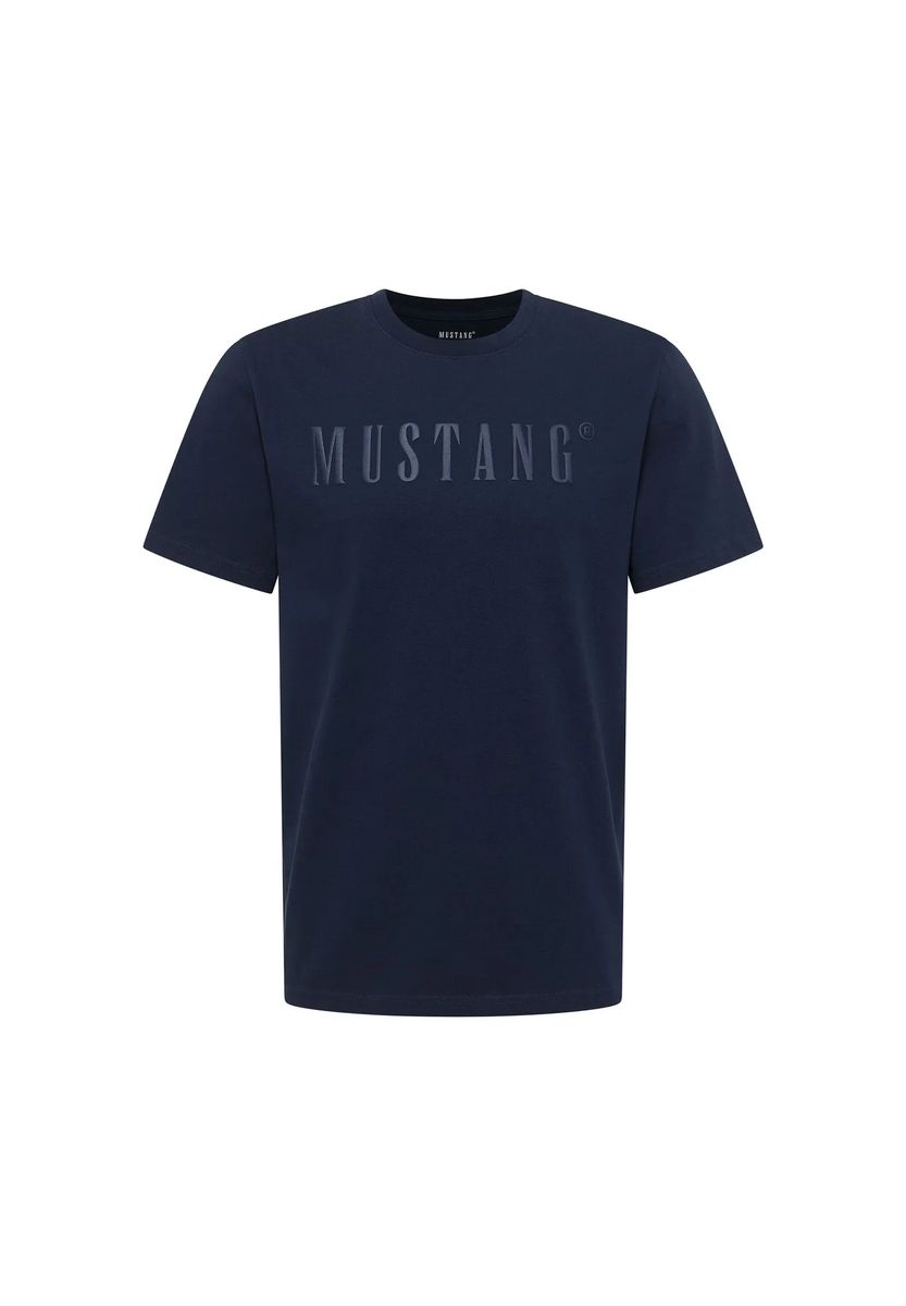 T-Shirt mit geprägtem Logo