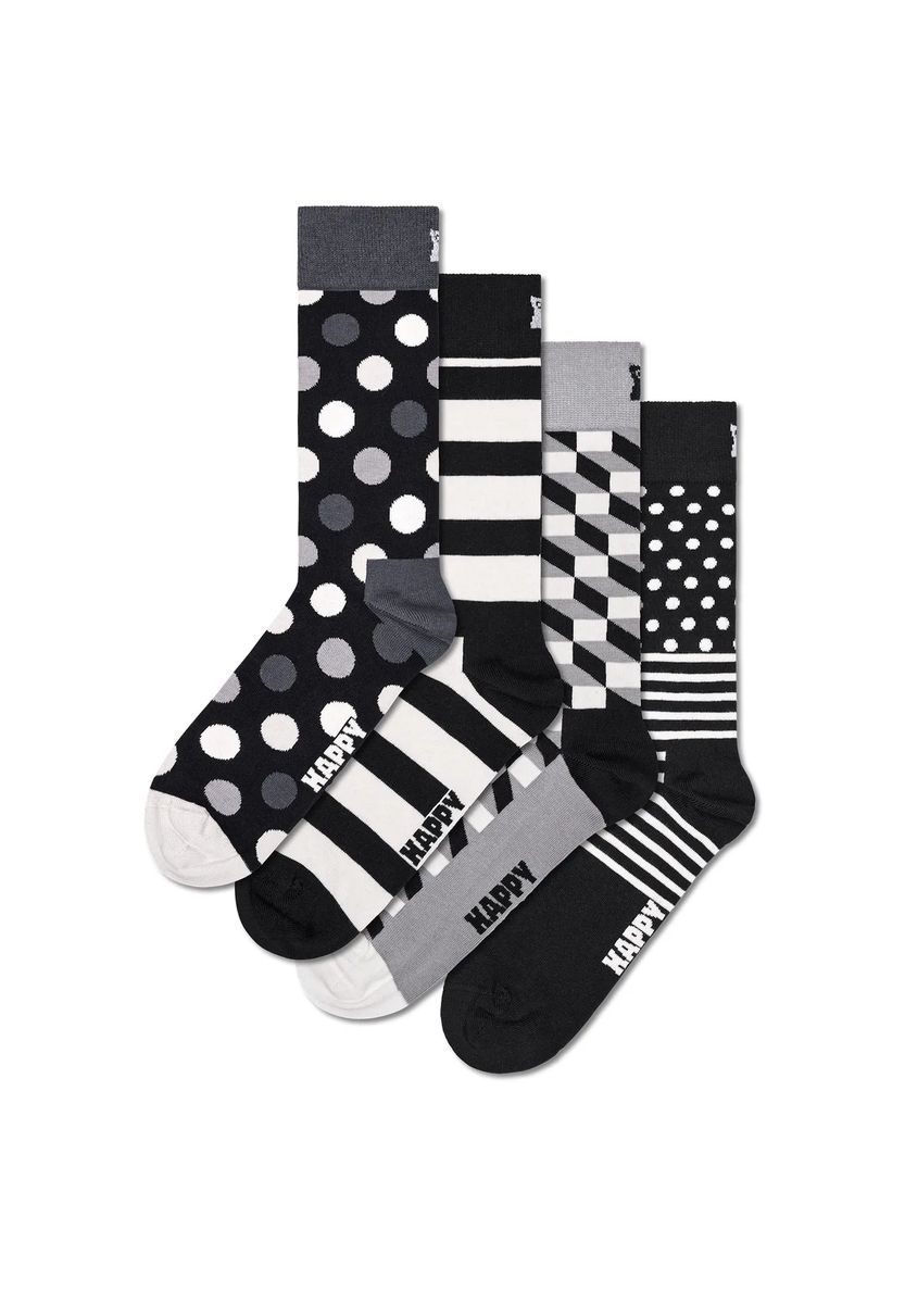 Baumwollsocken-Set mit geometrischen Mustern