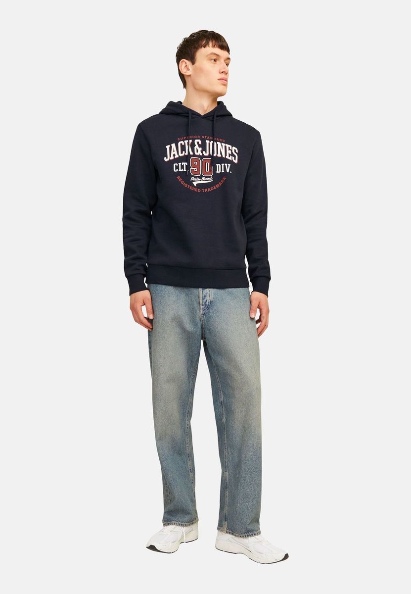 Pullover-Hoodie mit Grafikprint