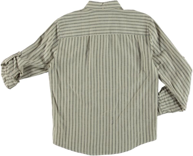 Gestreiftes Button-Down Freizeit-Hemd