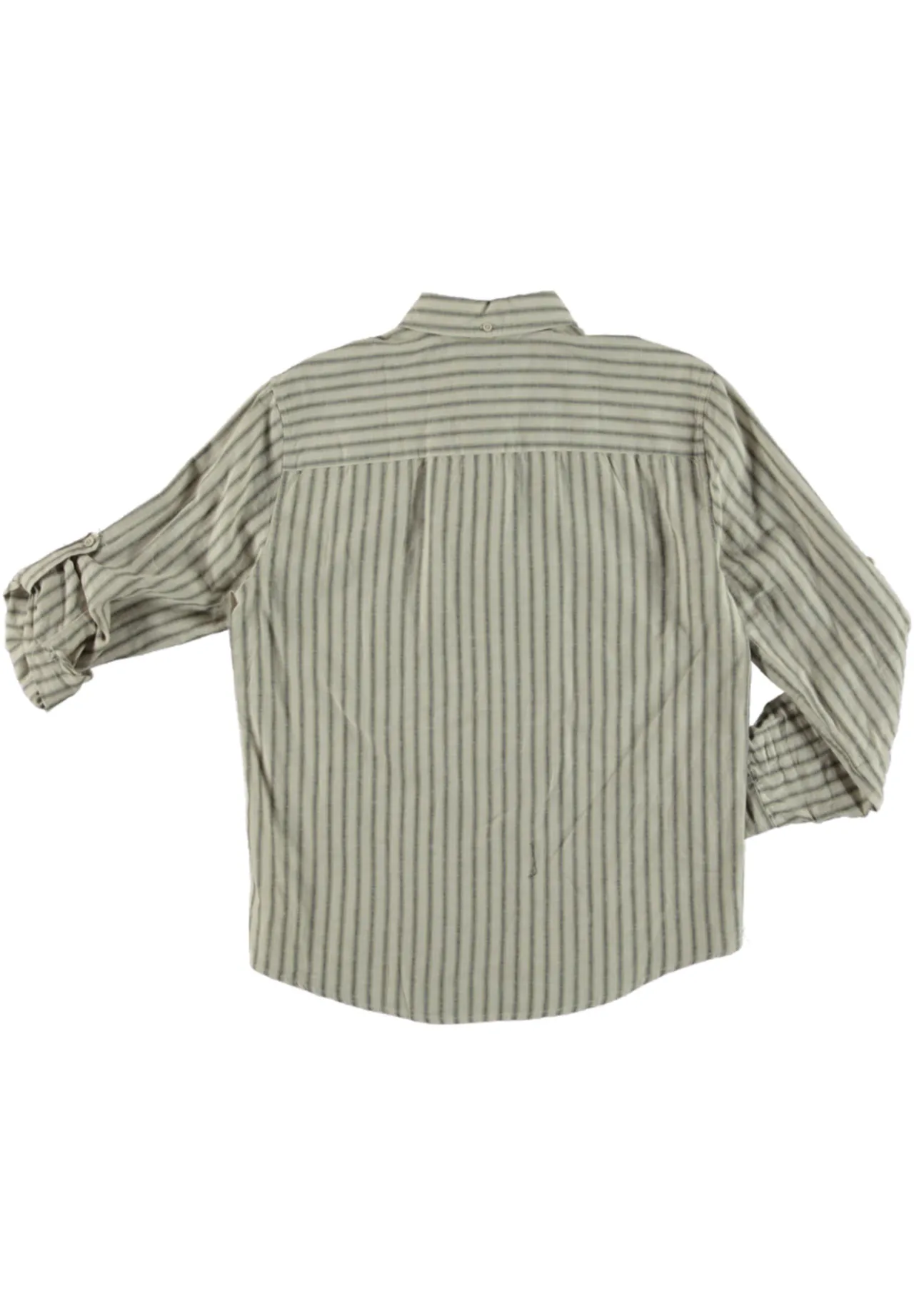Gestreiftes Button-Down Freizeit-Hemd