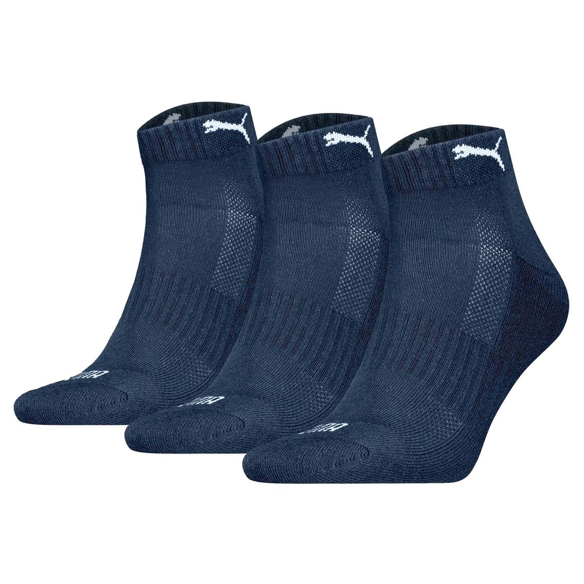 Gepolsterte Quarter Sport-Socken Packung