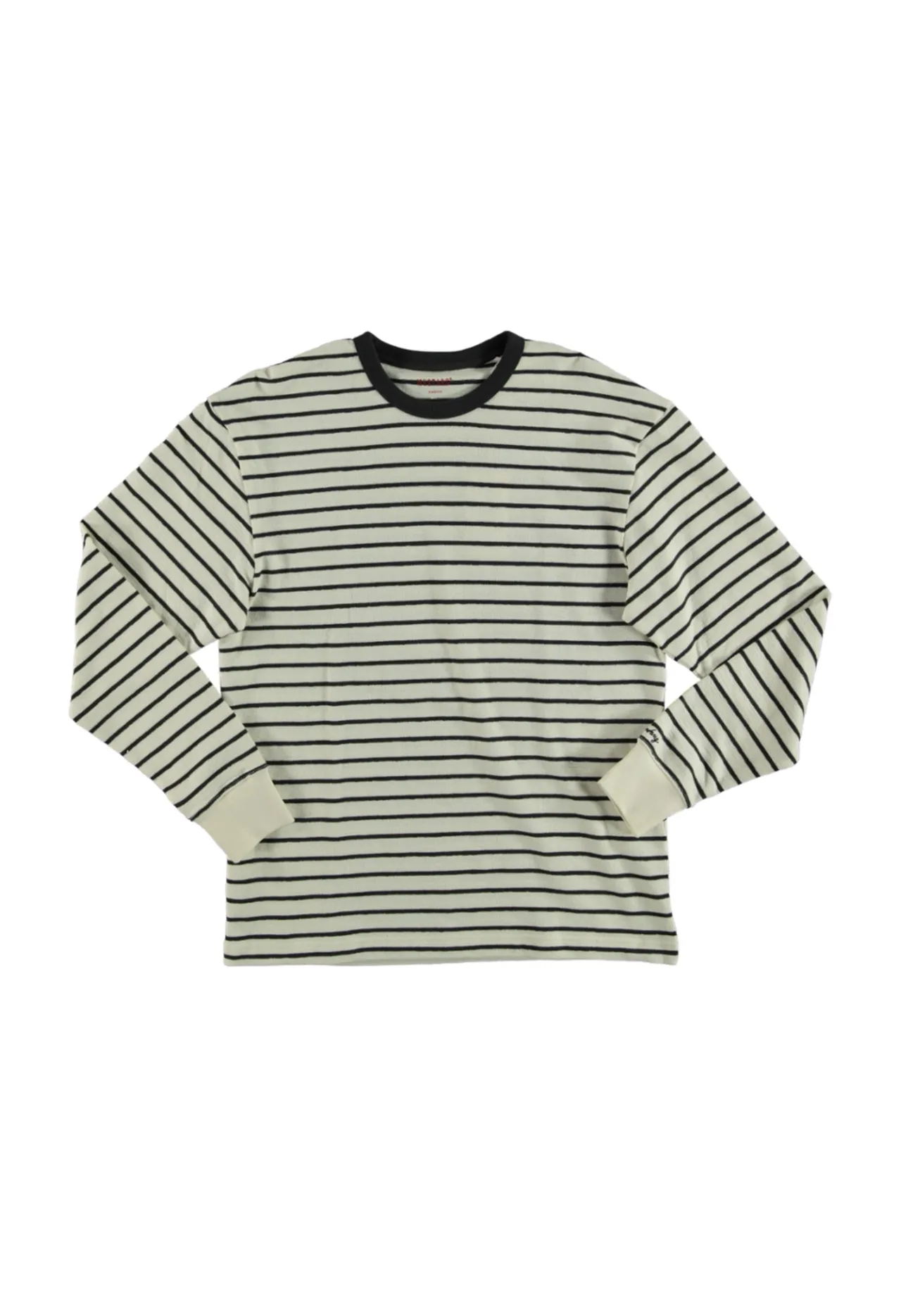 Gestreiftes Langarm-T-Shirt aus Baumwolle