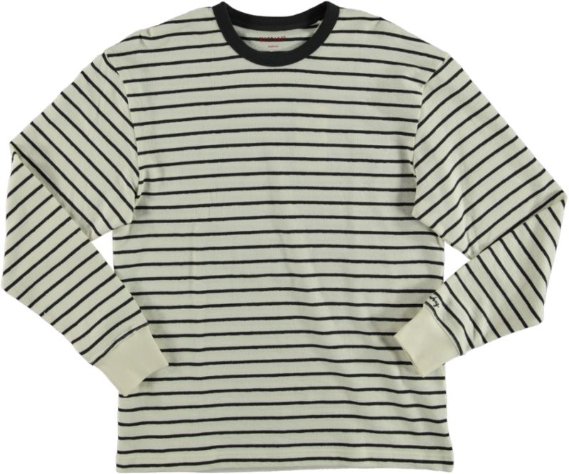 Gestreiftes Langarm-T-Shirt aus Baumwolle