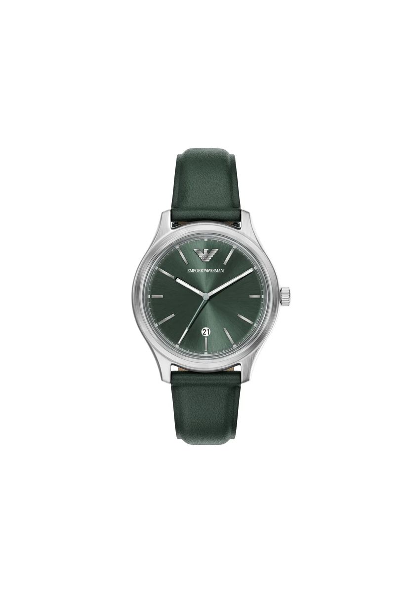 Klassische Armbanduhr mit Sonnenschliff-Zifferblatt