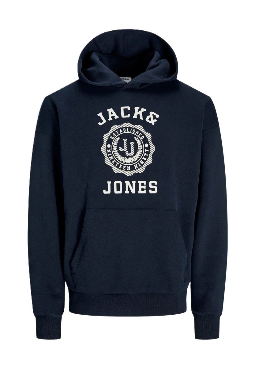 Lässiger Logo-Grafik-Pullover-Hoodie