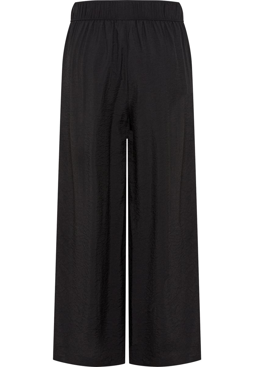 Weite Hose mit Crinkle-Struktur