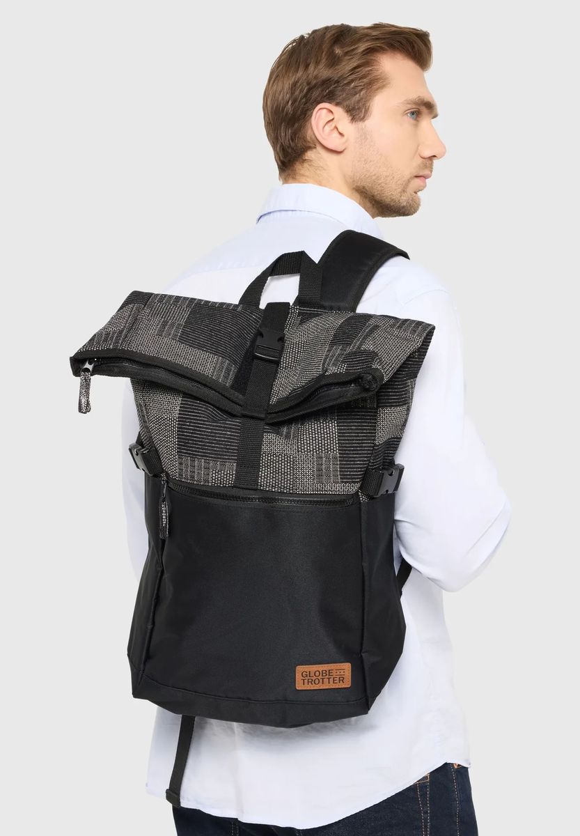 Strukturierter Roll-Top Urban Daypack