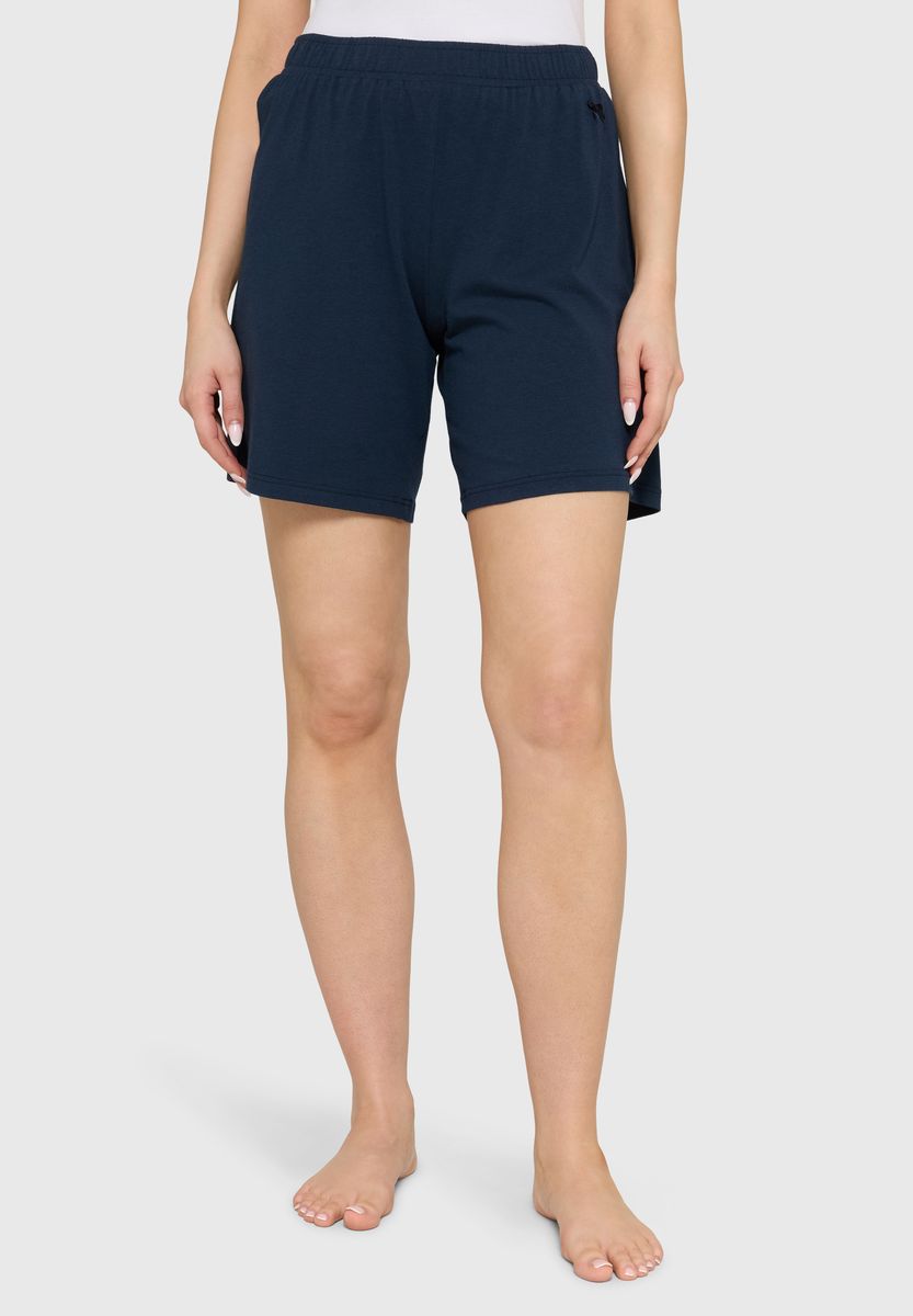 Lockere Schlafshorts in Bermuda-Länge