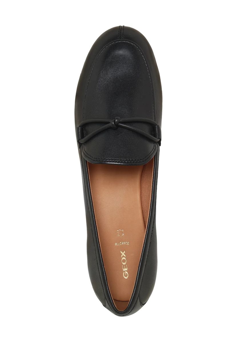 Leder-Loafer mit Knotendetail