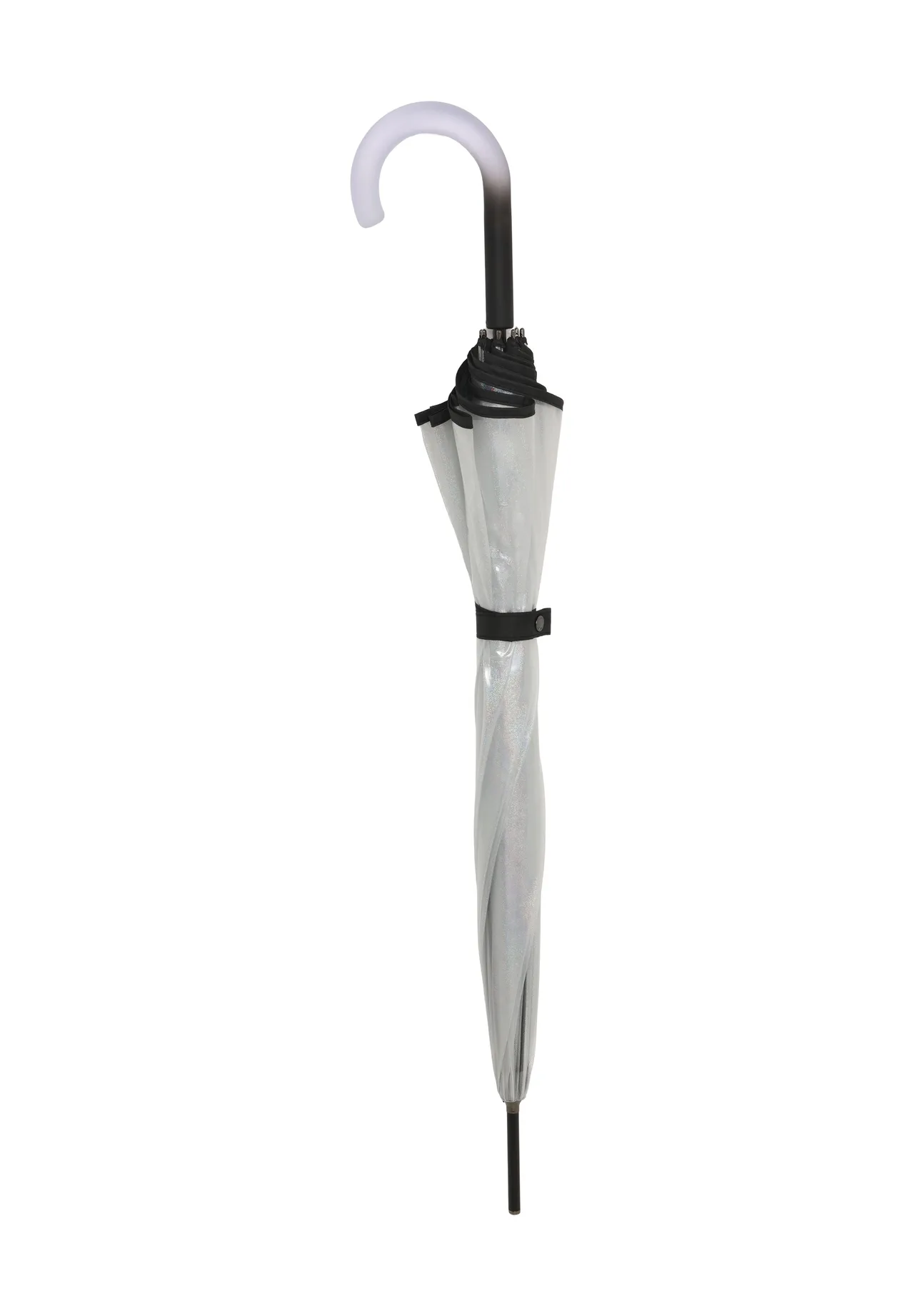 Transparenter irisierender Stockschirm