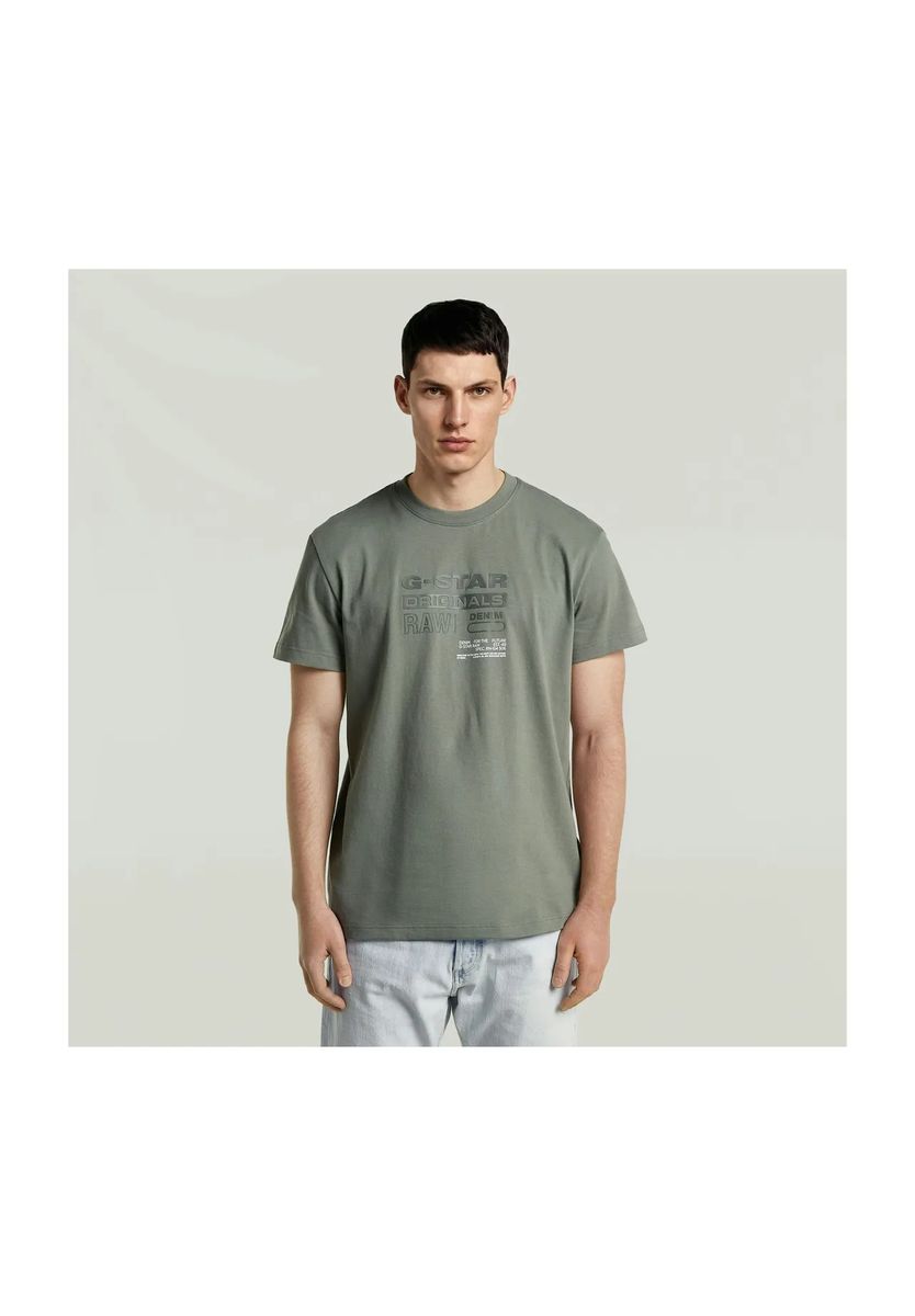 Baumwoll-T-Shirt mit Grafikprint