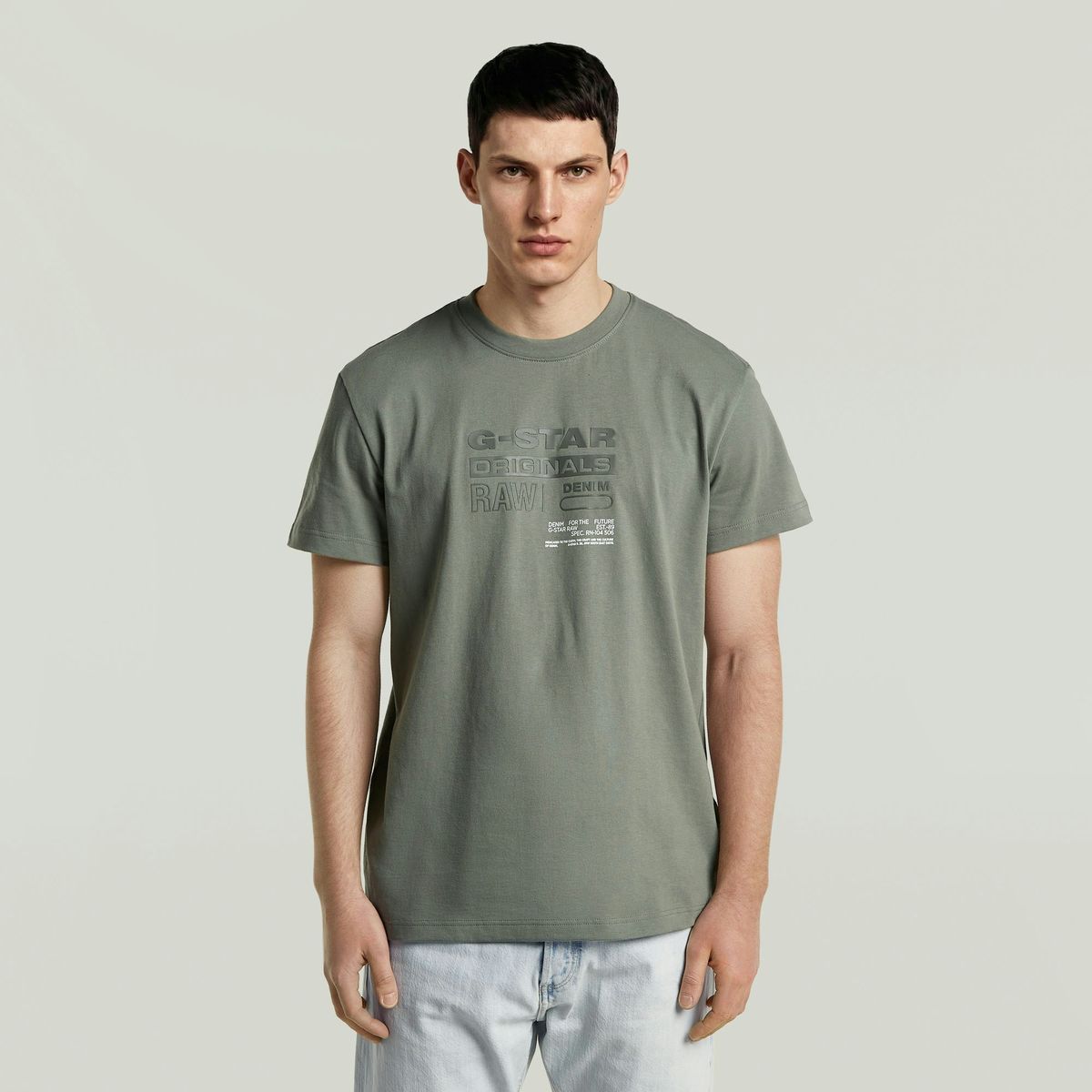 Baumwoll-T-Shirt mit Grafikprint
