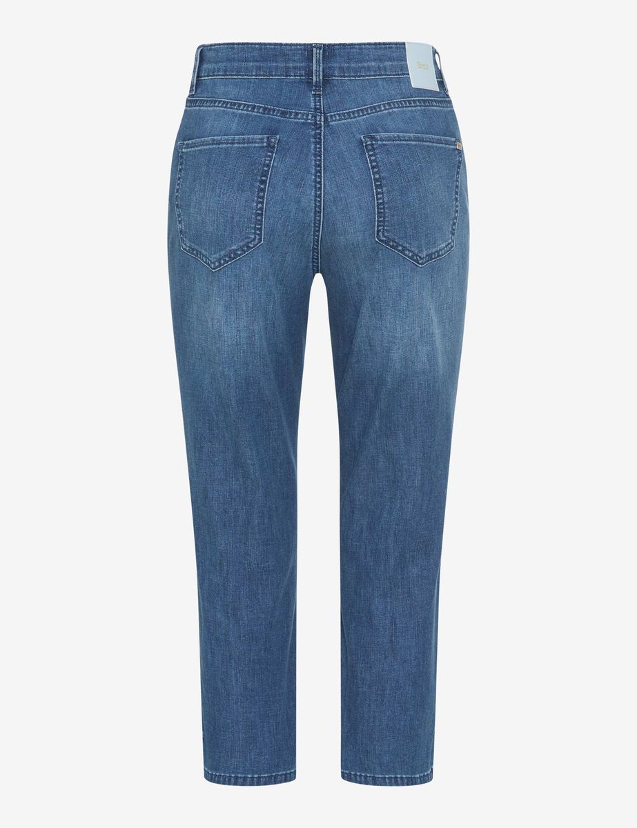 Gerade Jeans mit schrägen Taschen