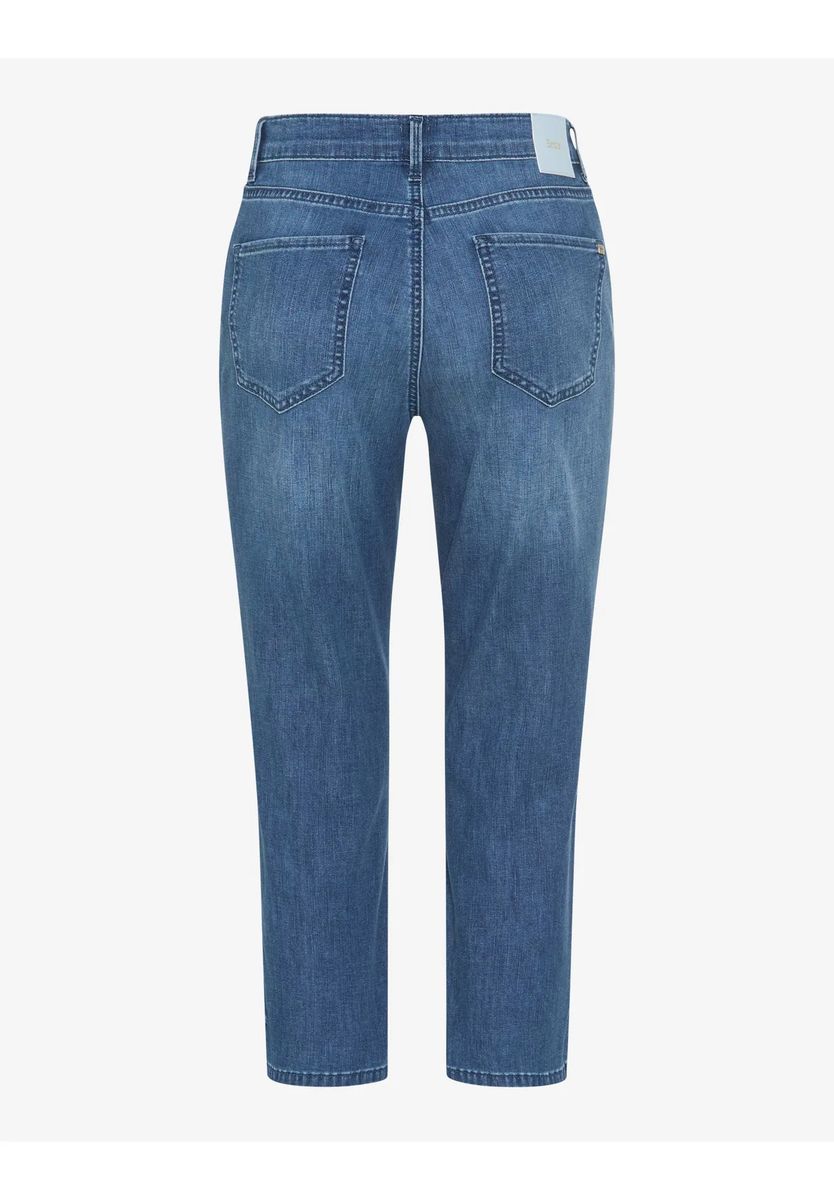 Gerade Jeans mit schrägen Taschen