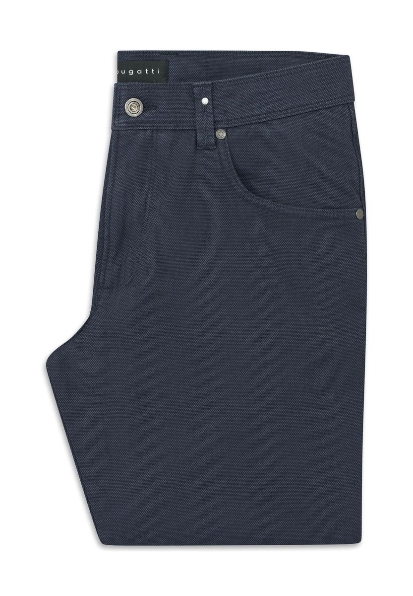 Strukturierte Five-Pocket Schmaler Beinverlauf