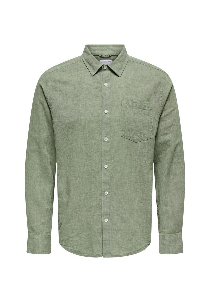 Langärmeliges Regular Fit Freizeithemd