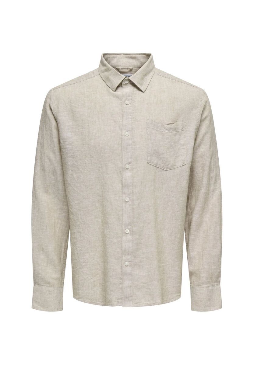 Herren Regular Fit Langarmhemd