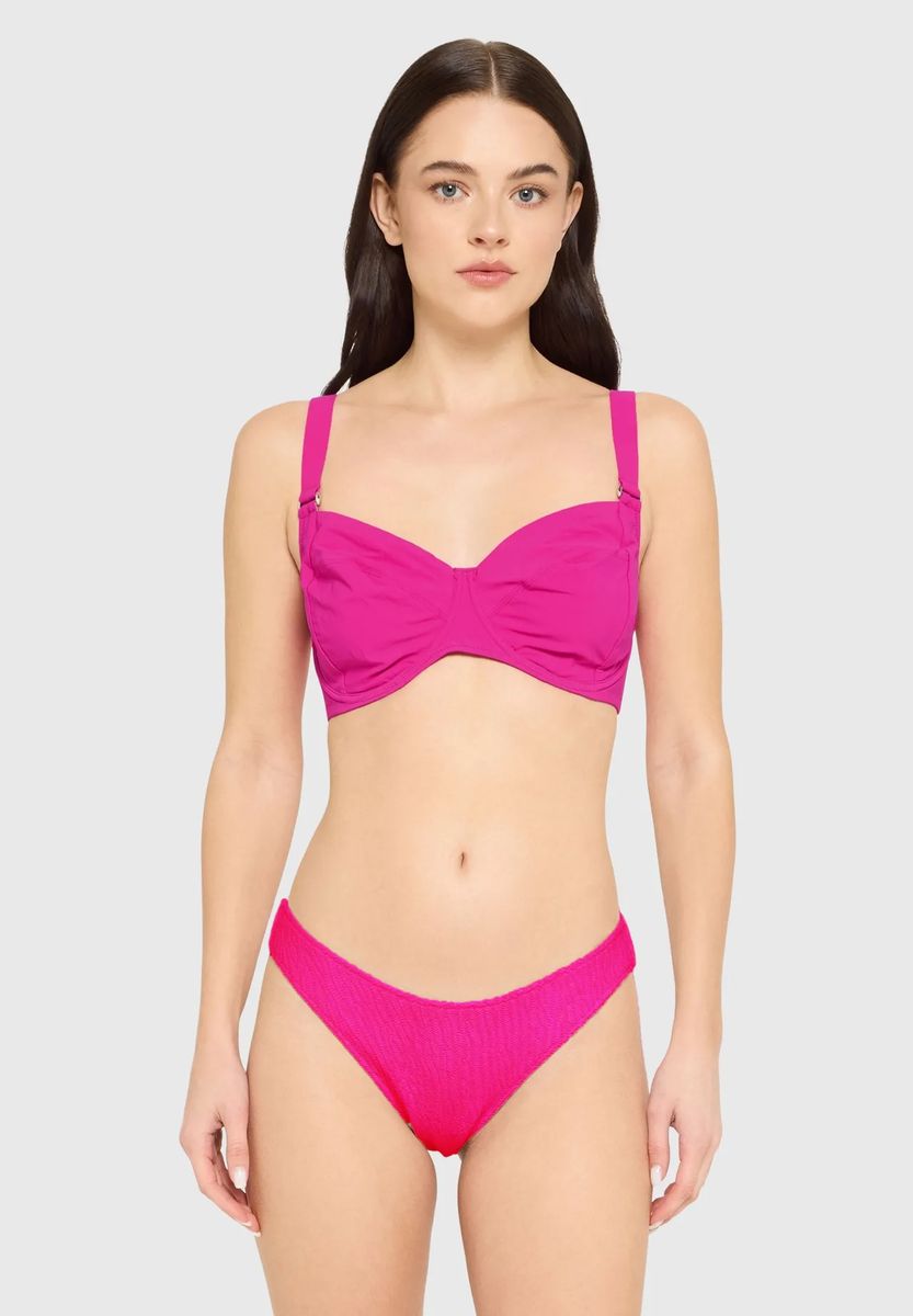 Bügel-Bikini-Oberteil mit verstellbaren Trägern