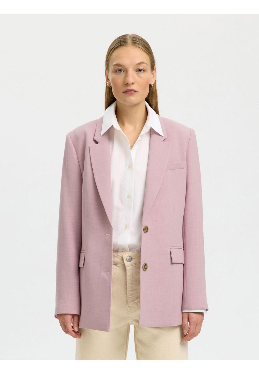 Eleganter, einreihiger Blazer mit Reverskragen