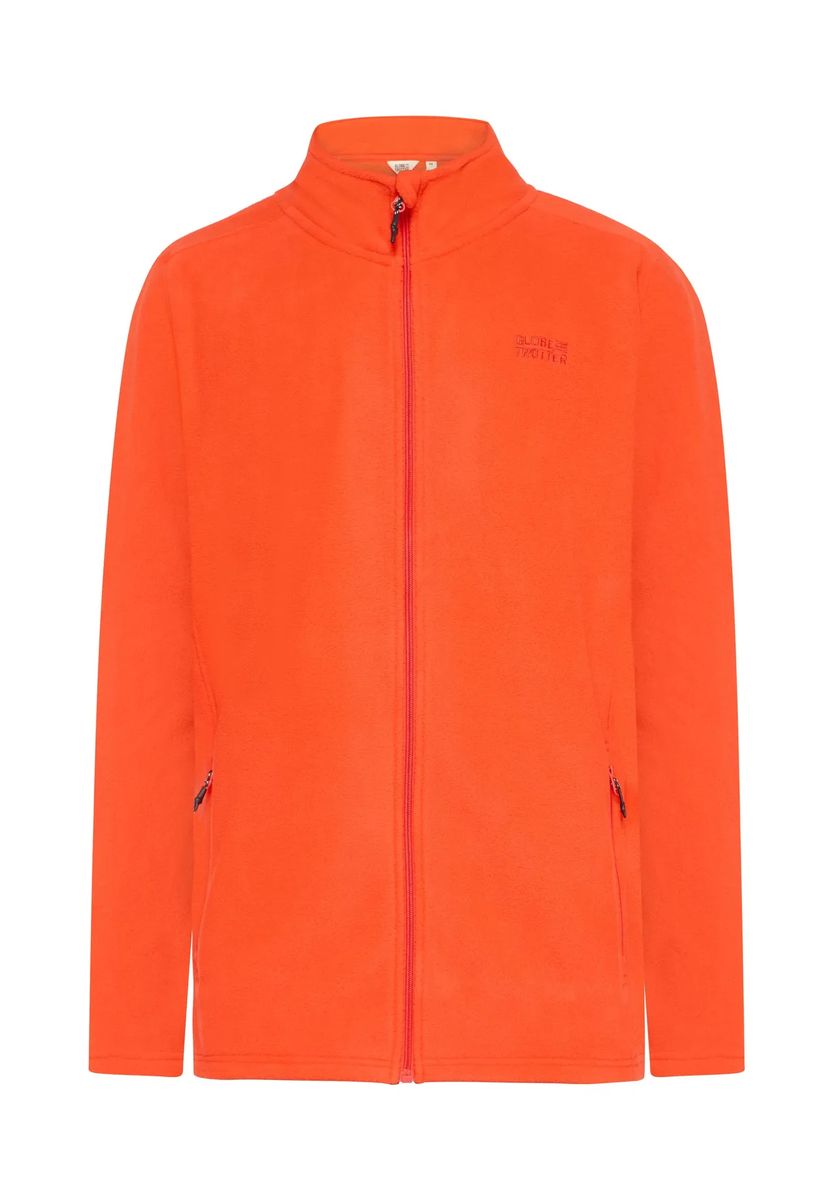 Fleecejacke mit Stehkragen