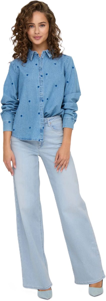 Wide-Leg Jeans mit hohem Bund