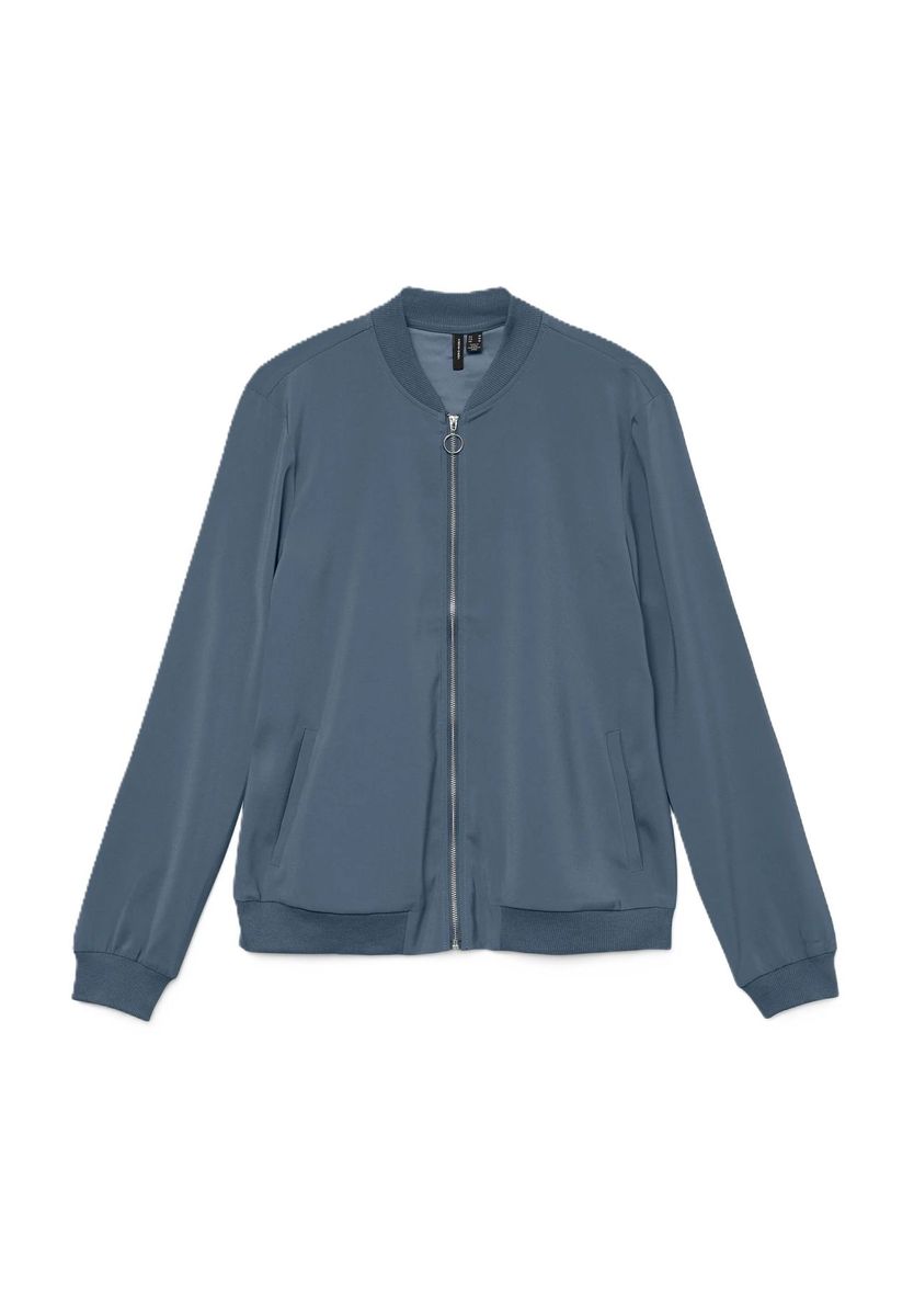 Klassische einfarbige Bomberjacke