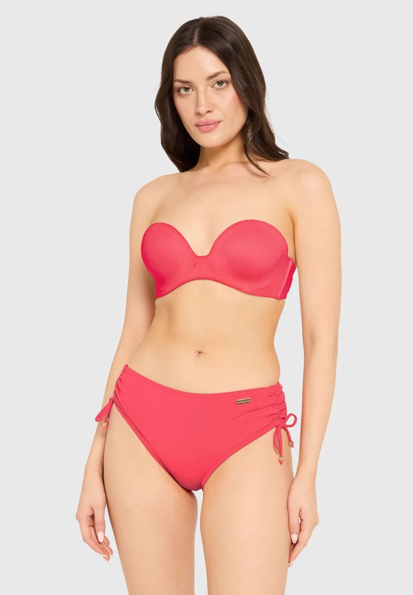 Bikinihose mit Seitlicher Raffung