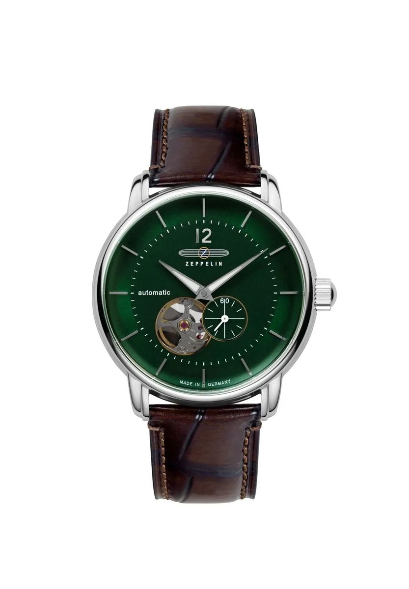 Elegante Automatik Uhr Offene Unruh