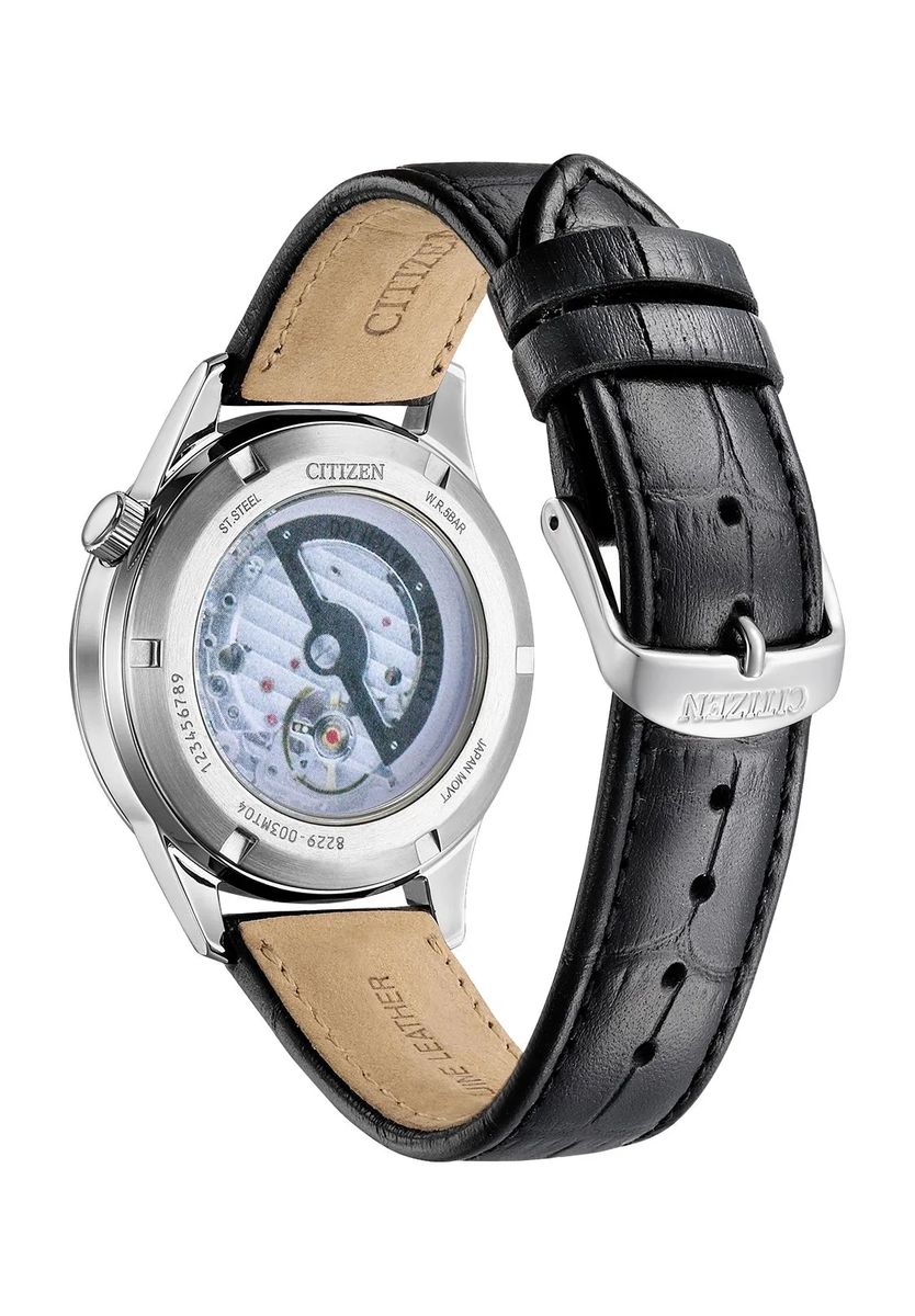 Automatik-Armbanduhr mit offener Unruh