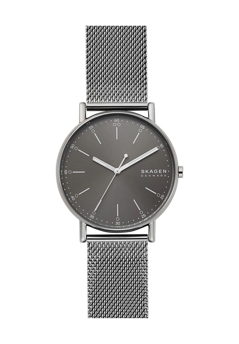 Minimalistische Unisex-Uhr mit Milanaise-Armband