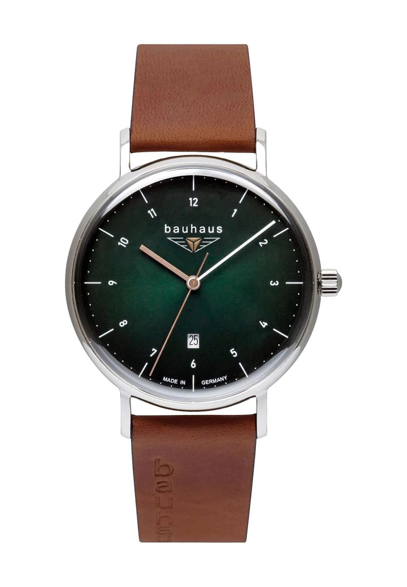 Minimalistische Uhr im Bauhaus-Stil