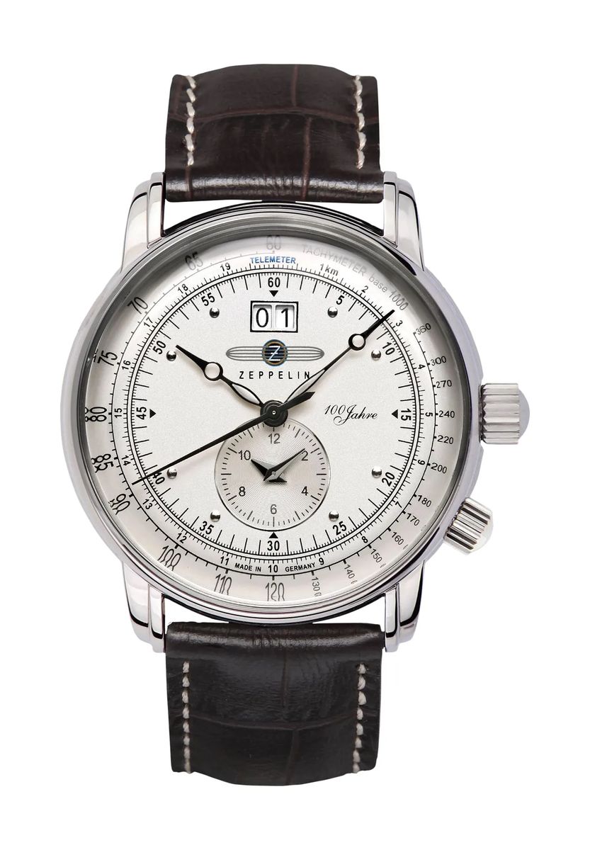 Klassische Armbanduhr mit Dualzeit