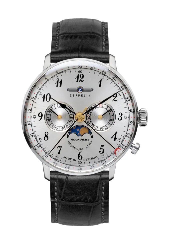 Hindenburg Retro-Mondphasen-Uhr