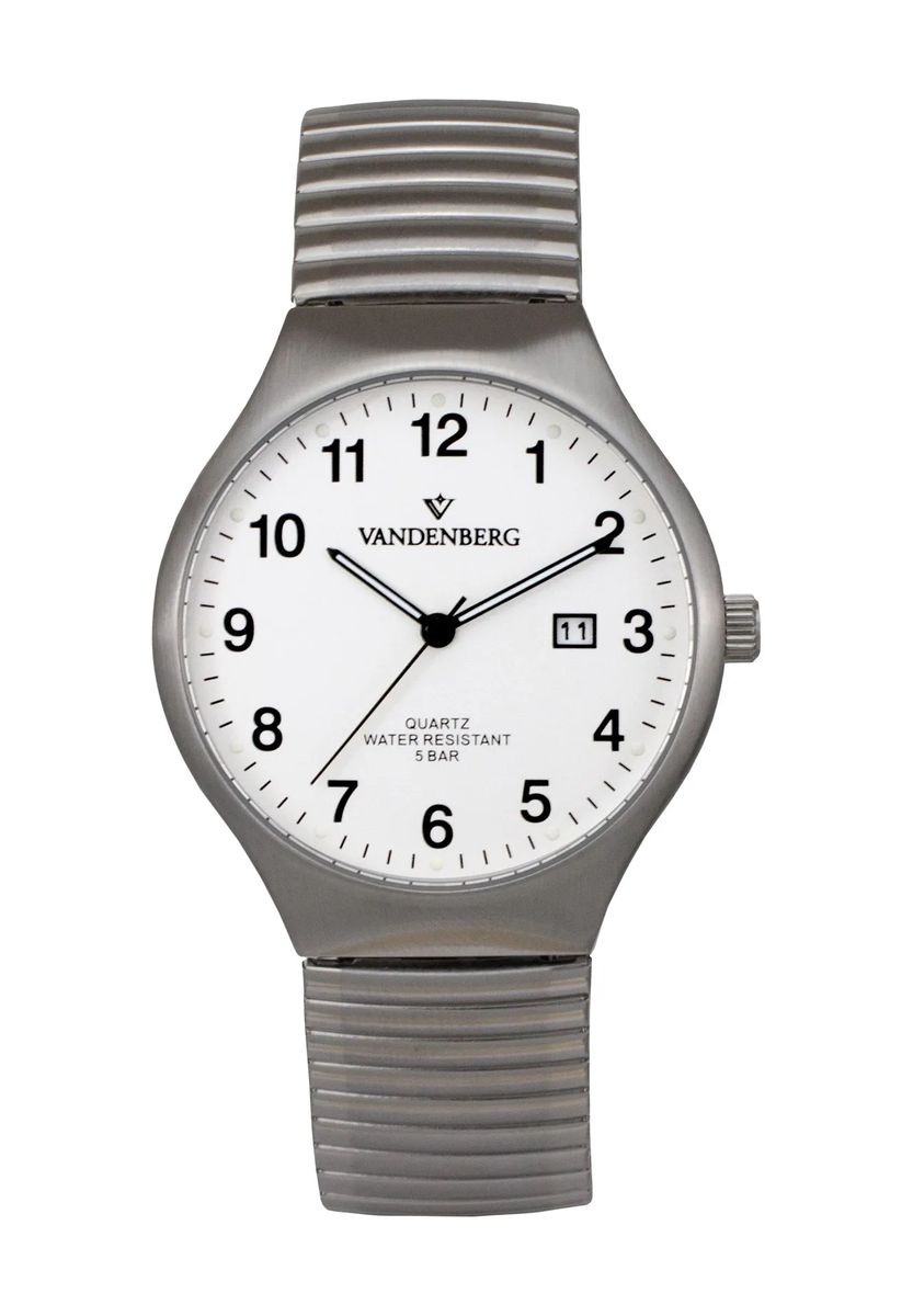 Minimalistische Titan-Armbanduhr mit Datum