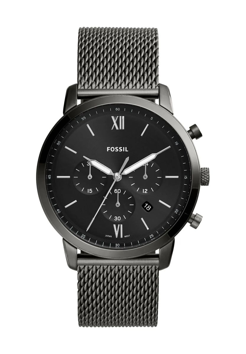 Minimalistischer Chronograph mit Mesh-Armband