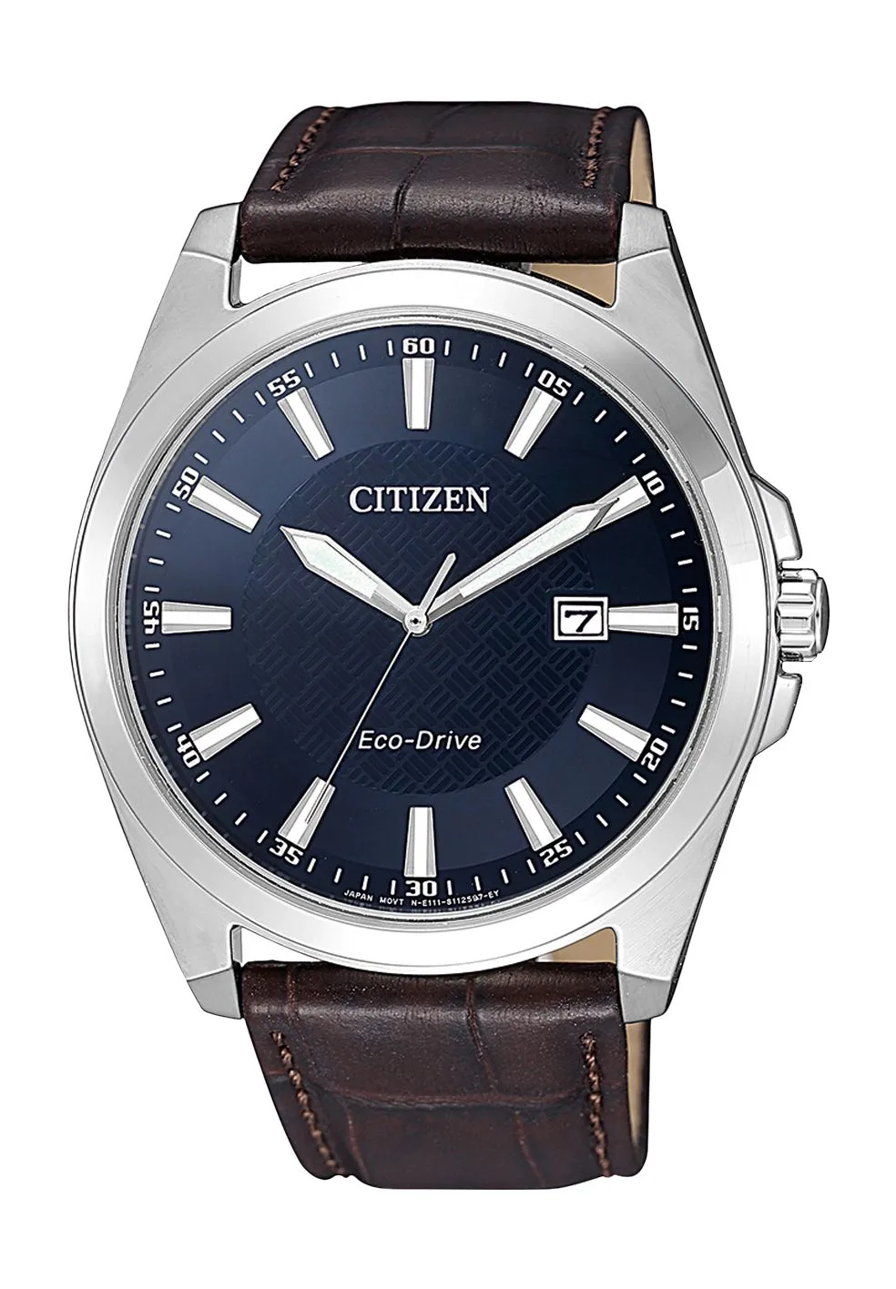 Elegante Sportuhr mit Lederarmband