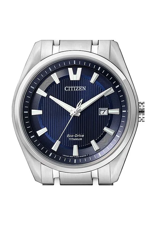 Klassische Titanium Eco-Drive Armbanduhr