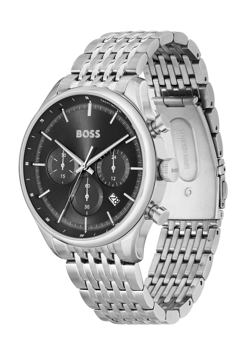 Klassischer Chronograph mit Gliederarmband