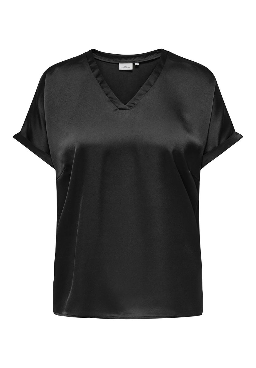 Locker geschnittenes Kurzarm-Oberteil