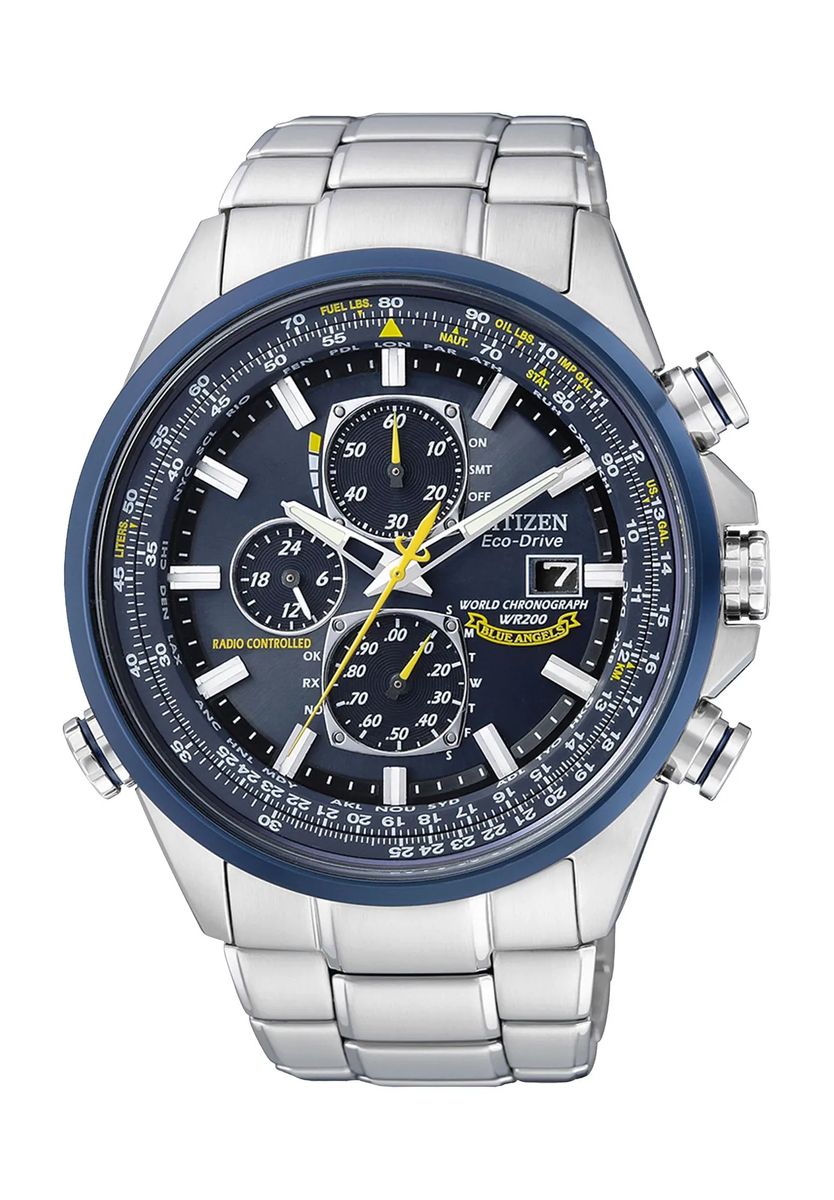 Blue Angels Weltzeit-Chronograph Armbanduhr