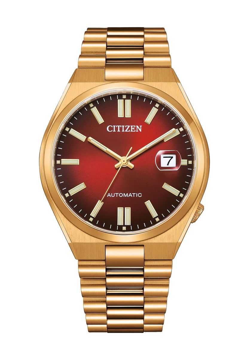 Automatik-Armbanduhr mit Sunray-Zifferblatt