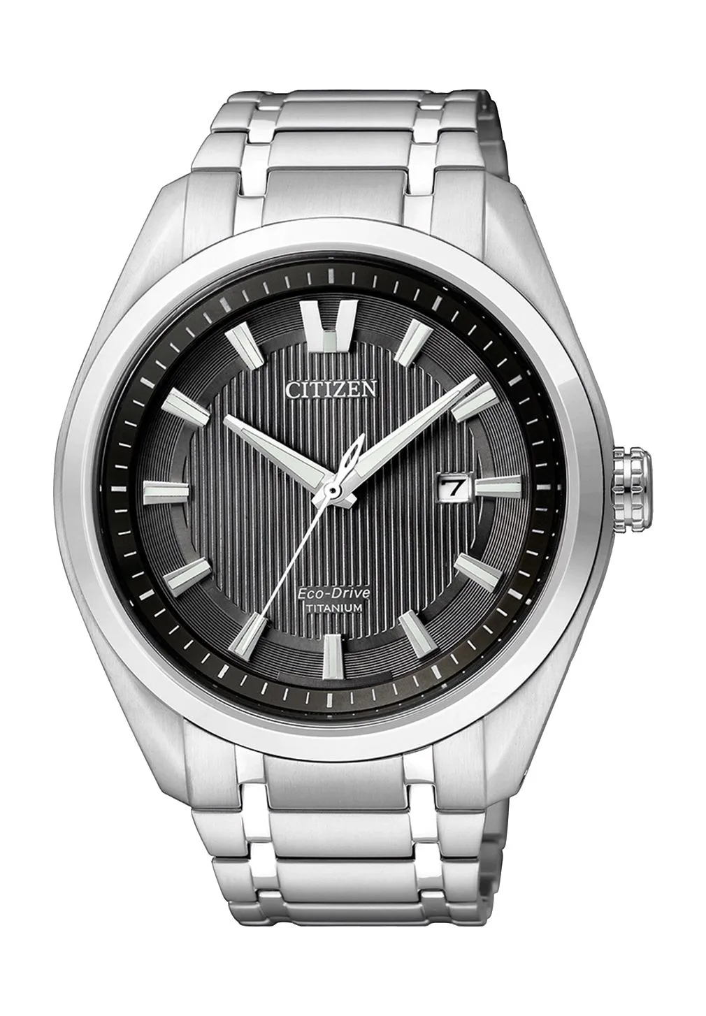 Sportliche Titan-Uhr mit Eco-Drive