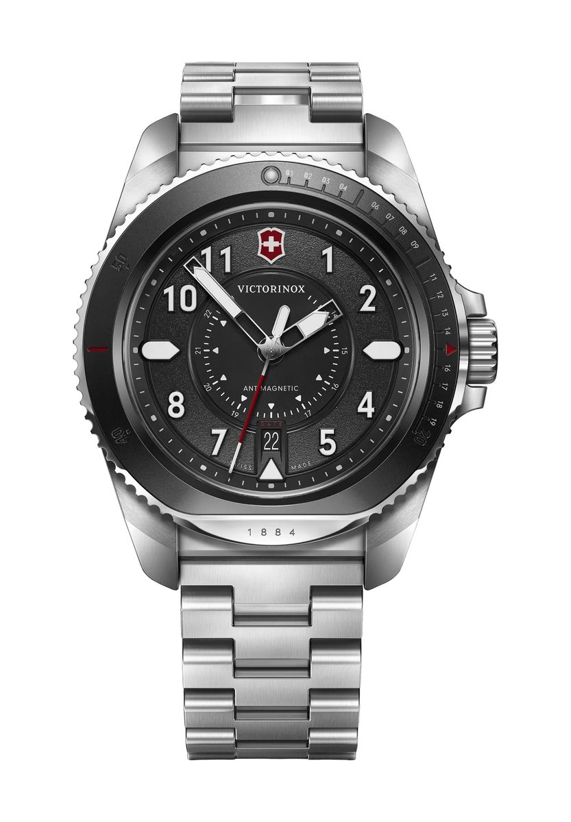 Robuste antimagnetische Edelstahl-Uhr