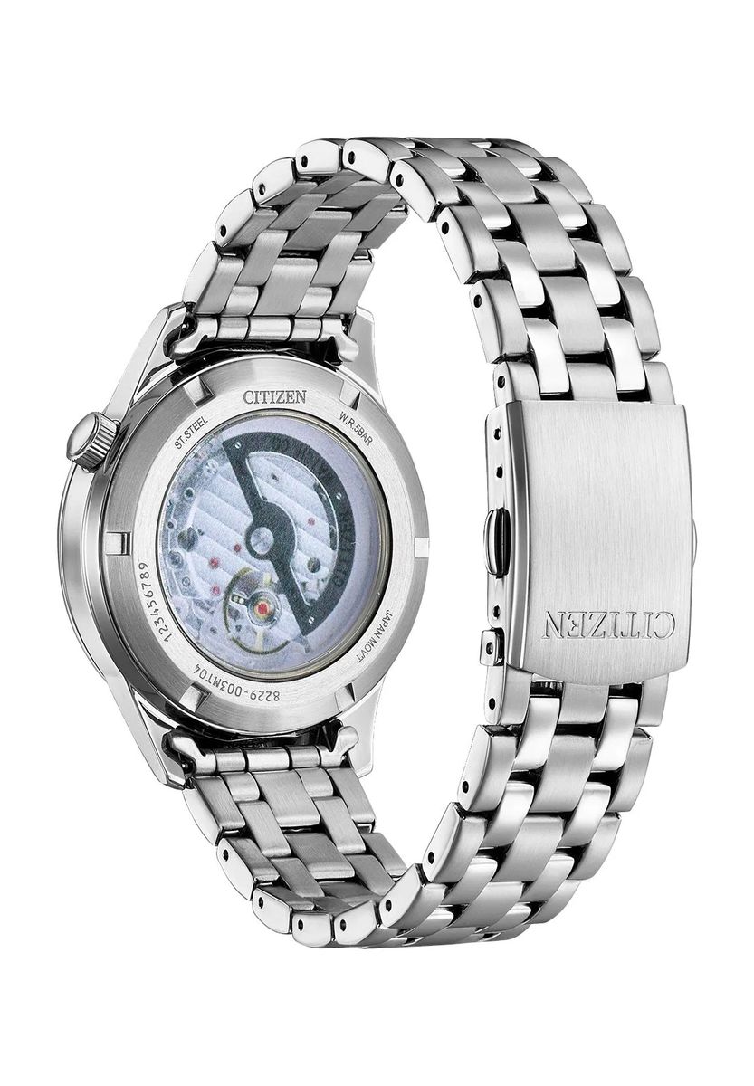 Elegante Automatikuhr mit Zifferblattöffnung