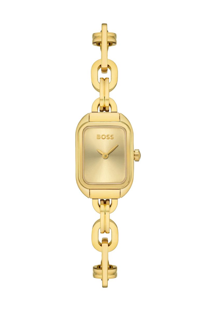 Minimalistische Uhr mit Gliederkette