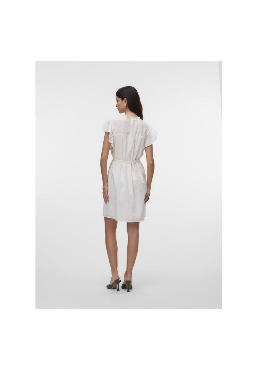 Elegantes Mini-Kleid mit Lochstickerei